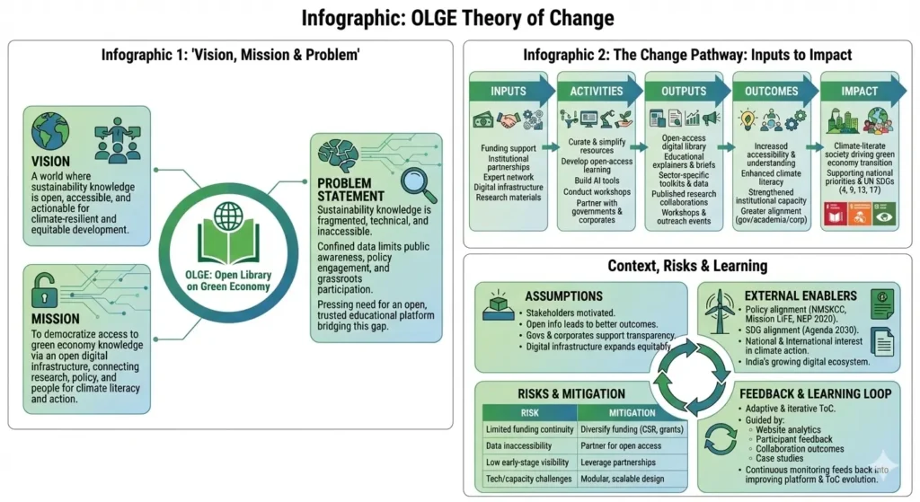 theory of change infographic by olge